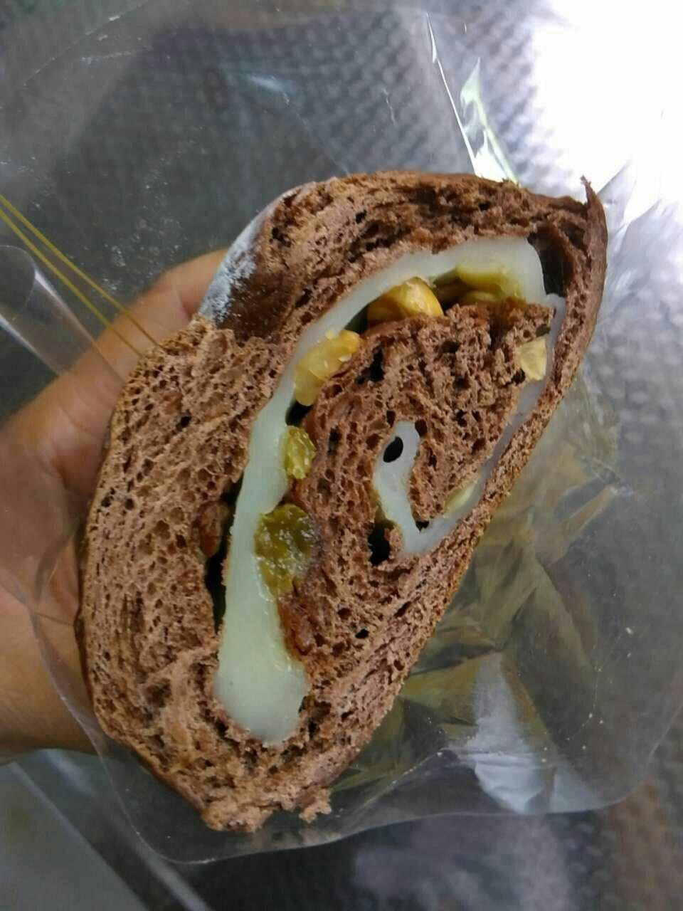 麻薯核桃夹心软欧包