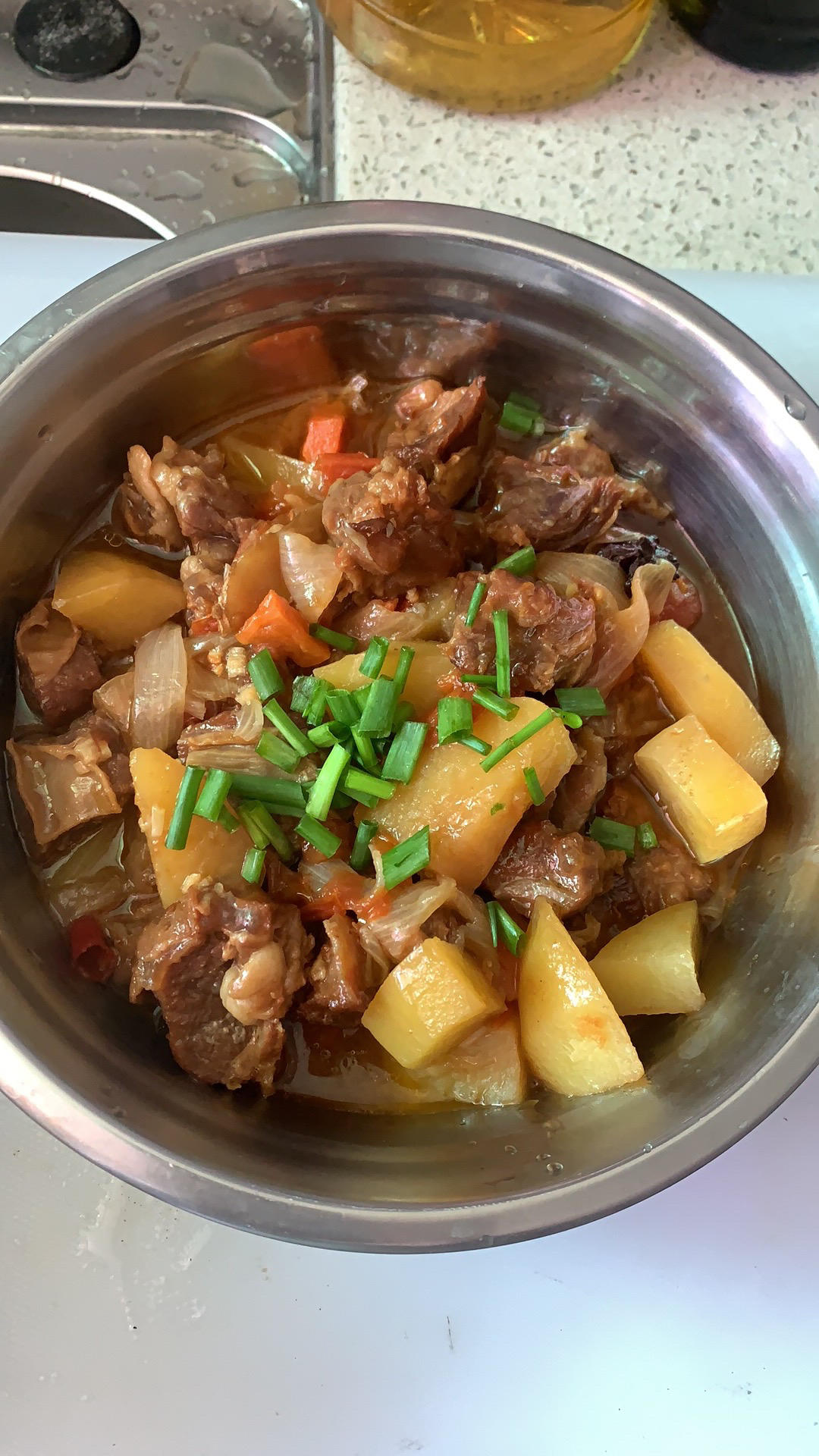 番茄土豆炖牛腩