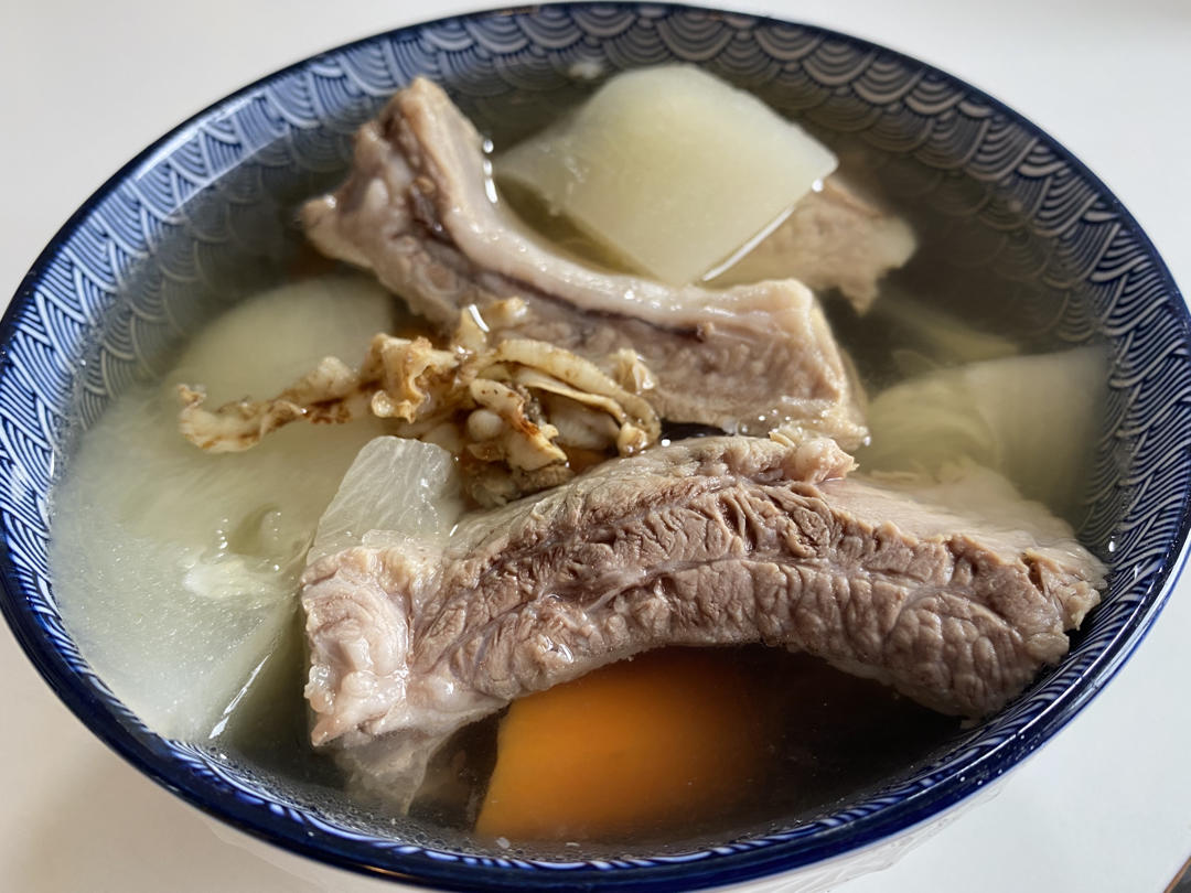 paradisezhang1做的鱼翅瓜煲汤