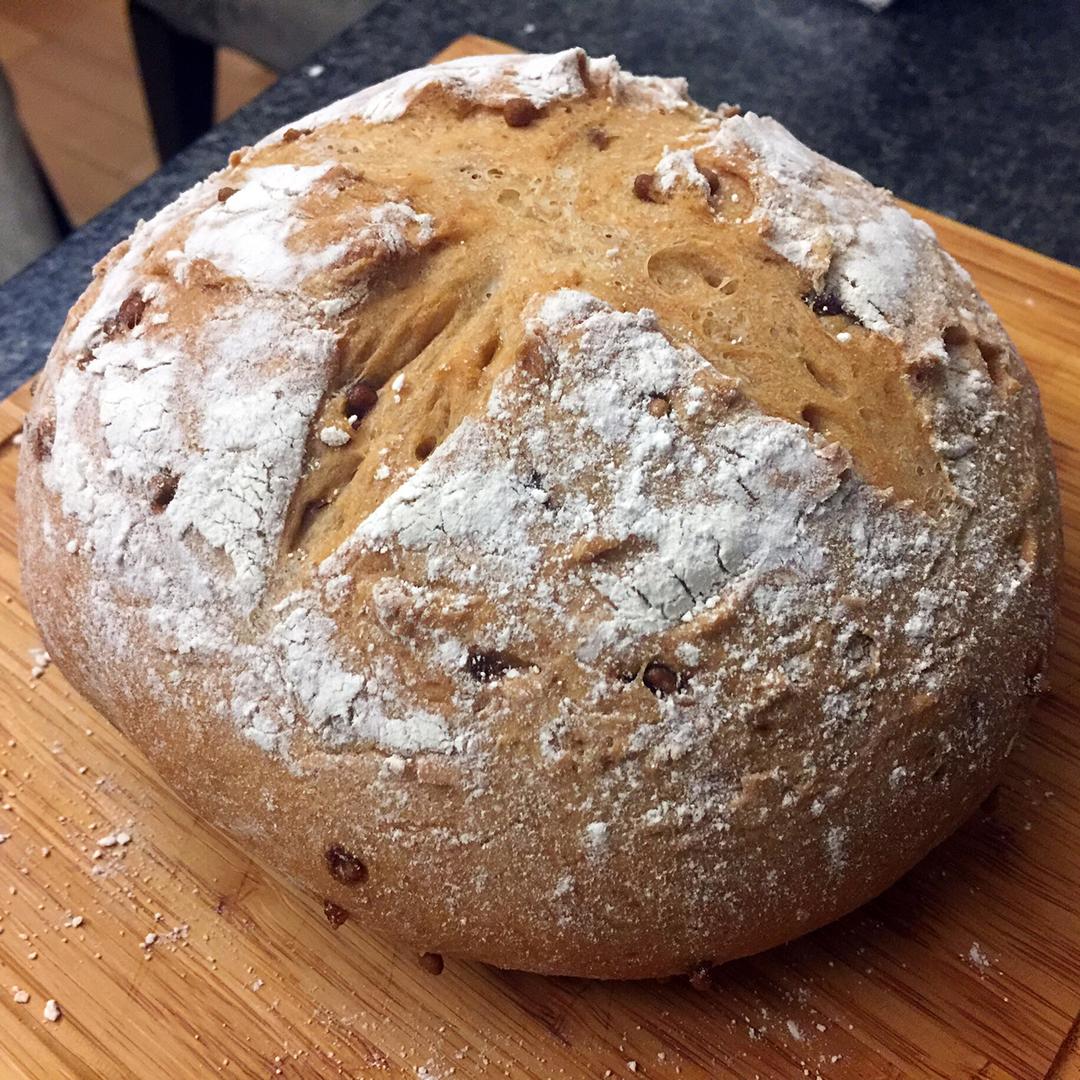 无油全麦乡村面包