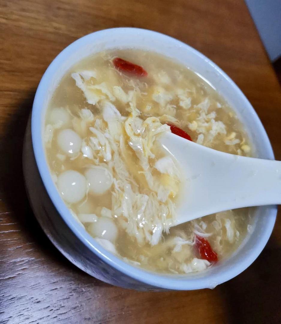 蛋花酒酿圆子