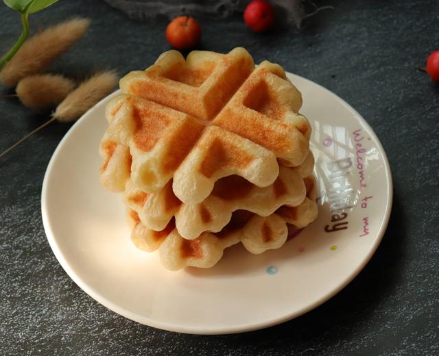 没有烤箱咱也能做的华夫饼,操作超简单哦的做法
