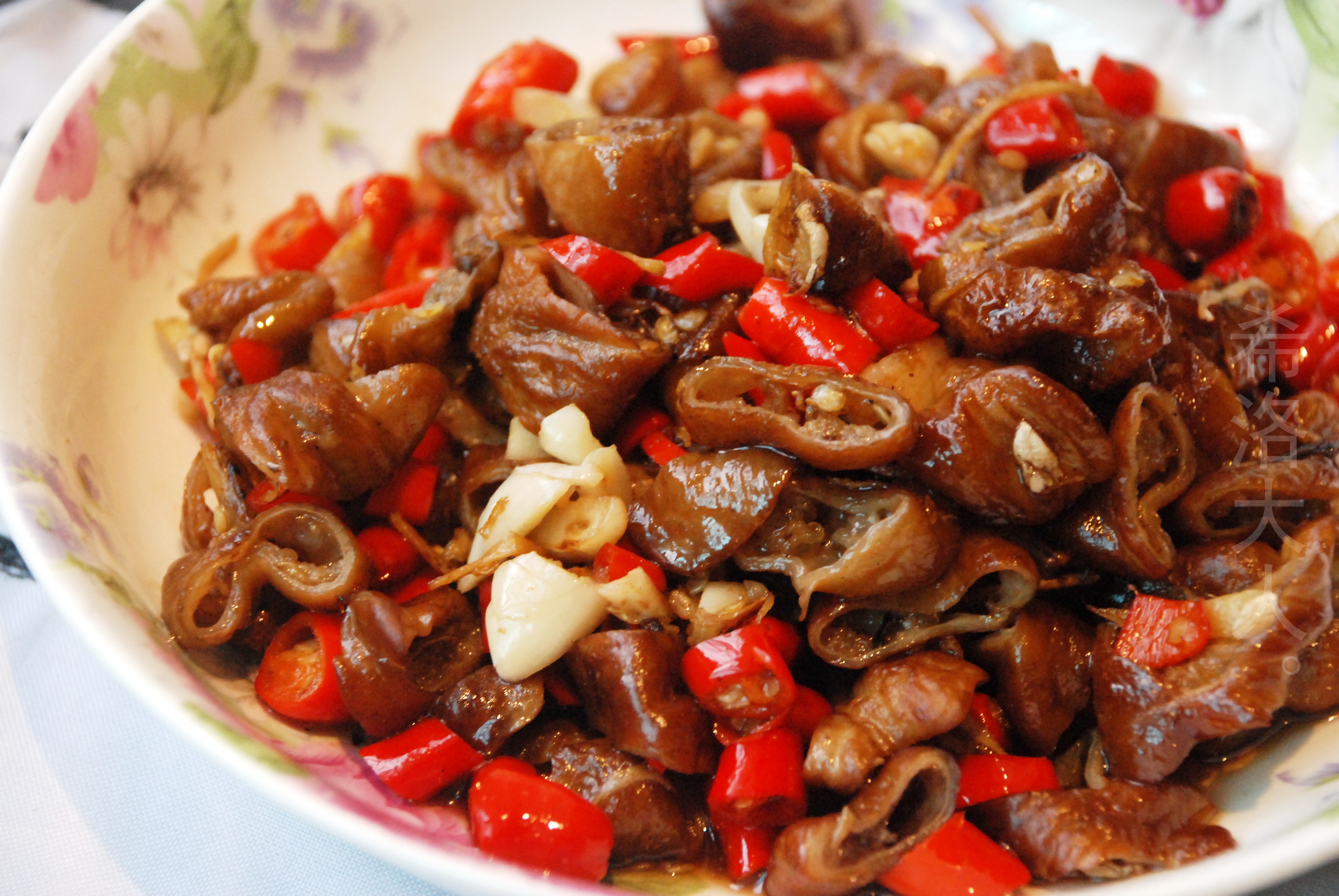小炒腊猪肠