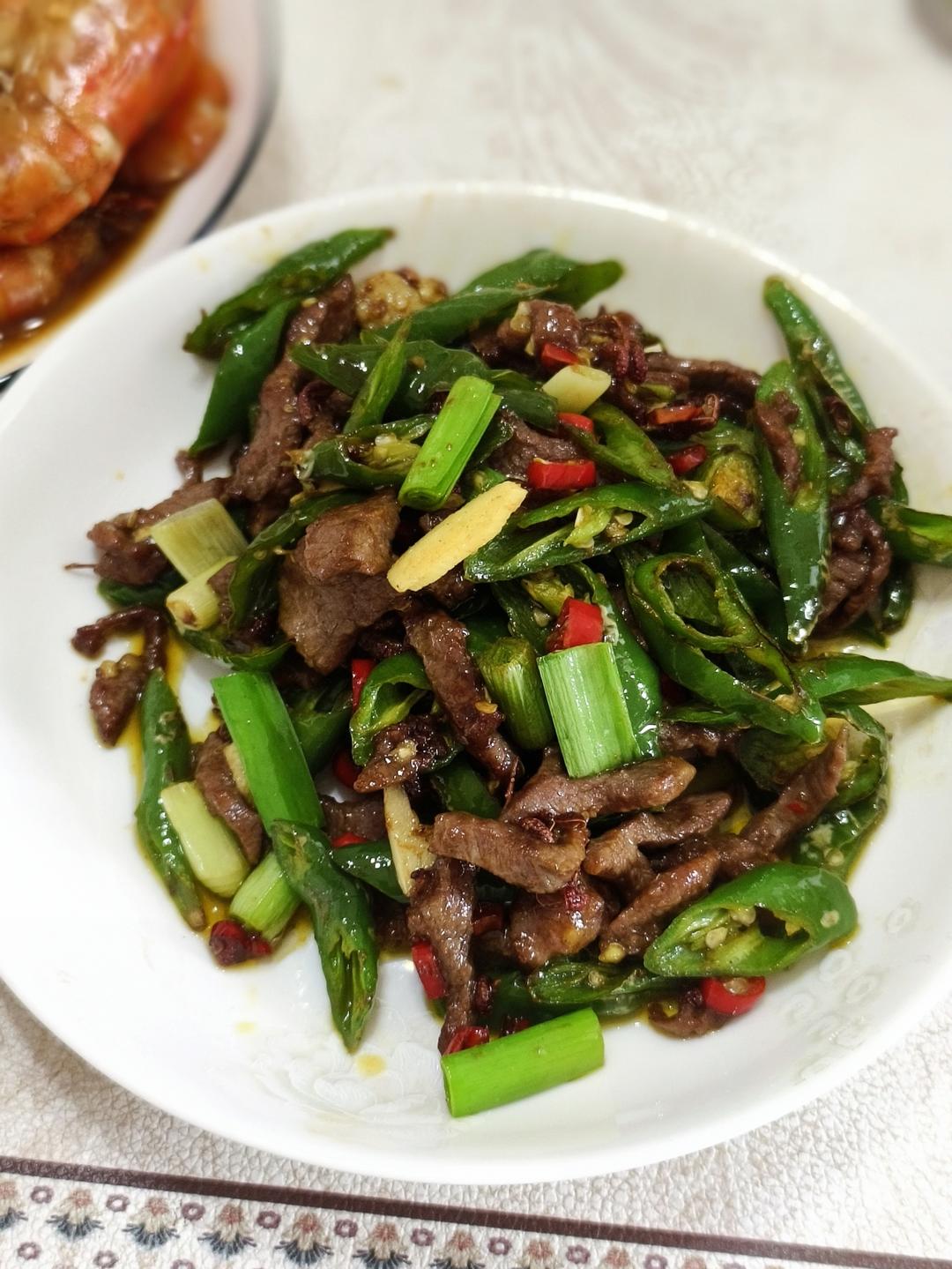 小炒牛肉丝