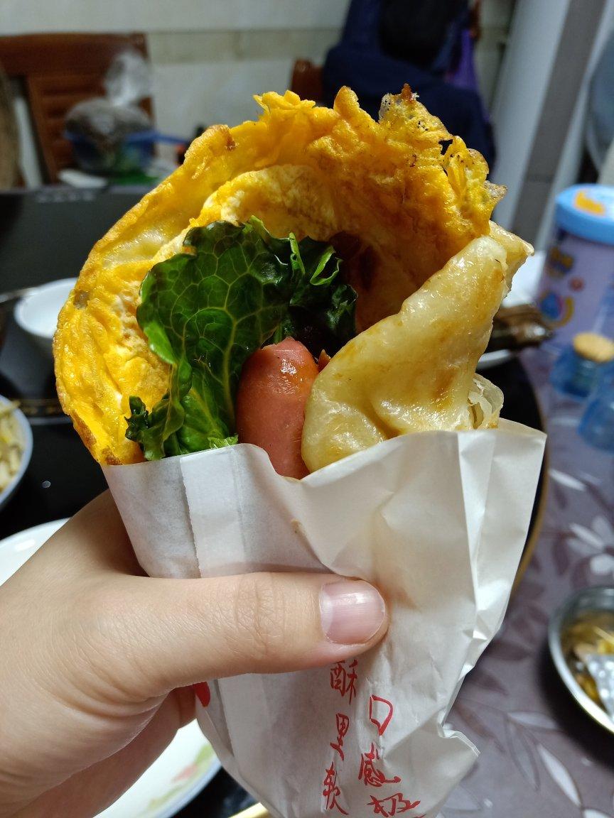 三分钟就可以做好孩子的早餐（手抓饼）