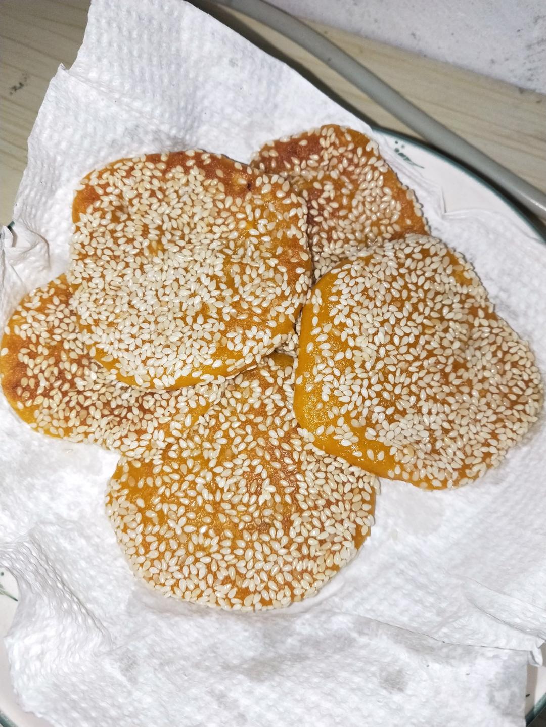 芝麻南瓜饼