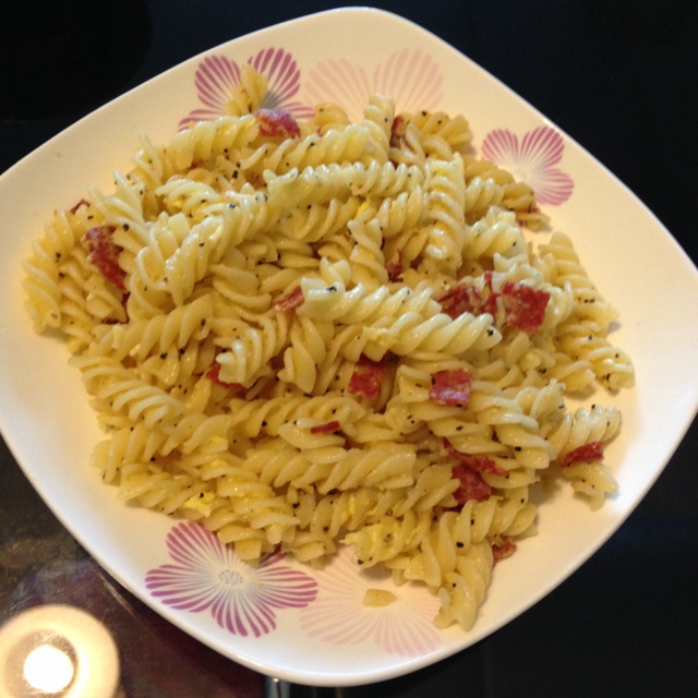 香蒜培根意大利面（超简单）