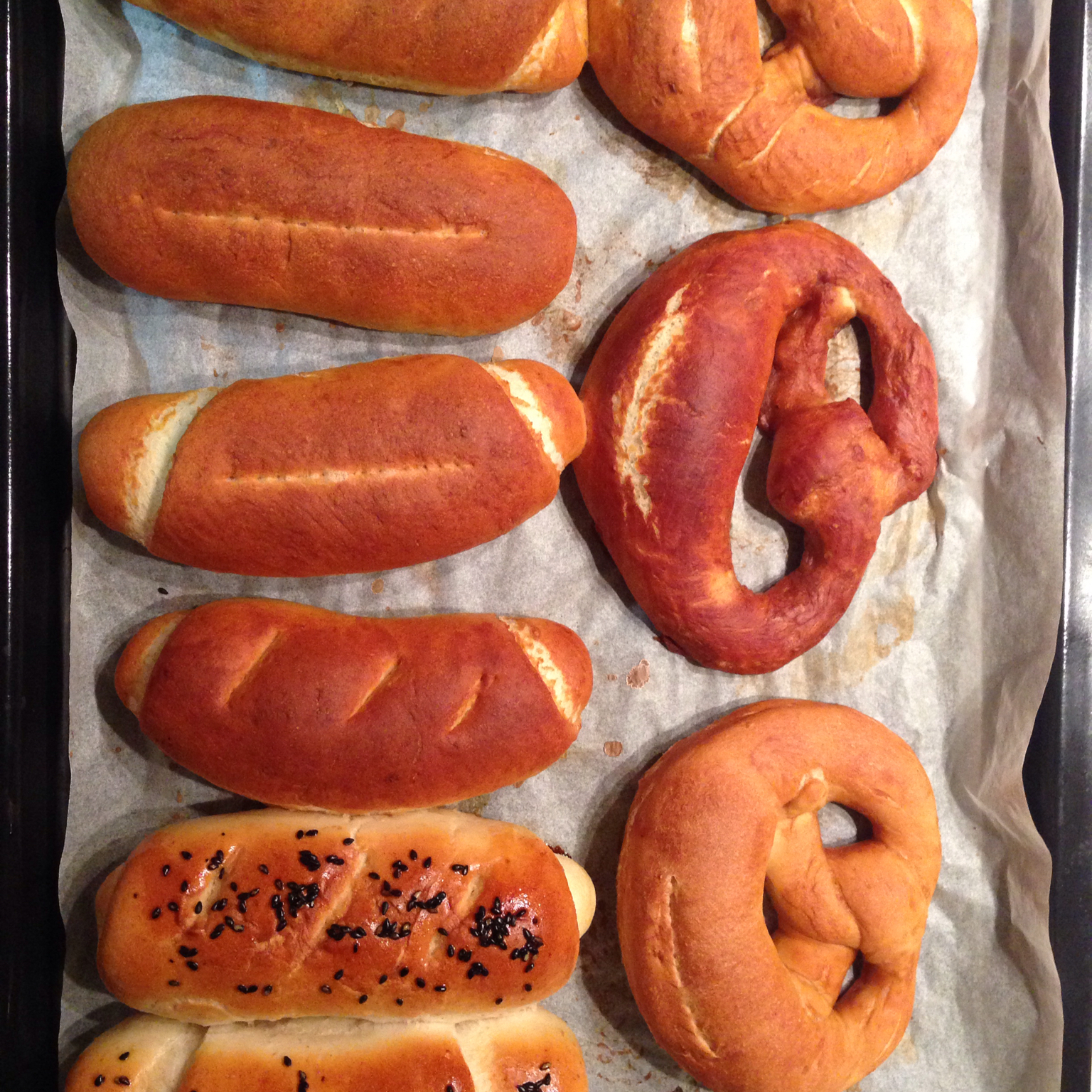 Brezen德国碱水面包