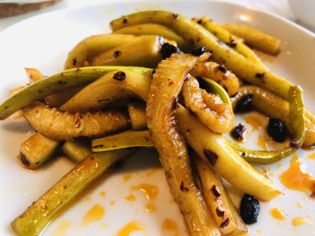 五花肉炒西葫芦