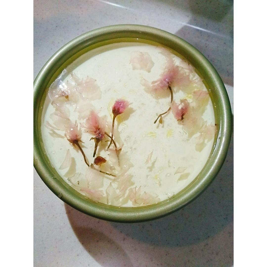 颜值超高的樱花慕斯