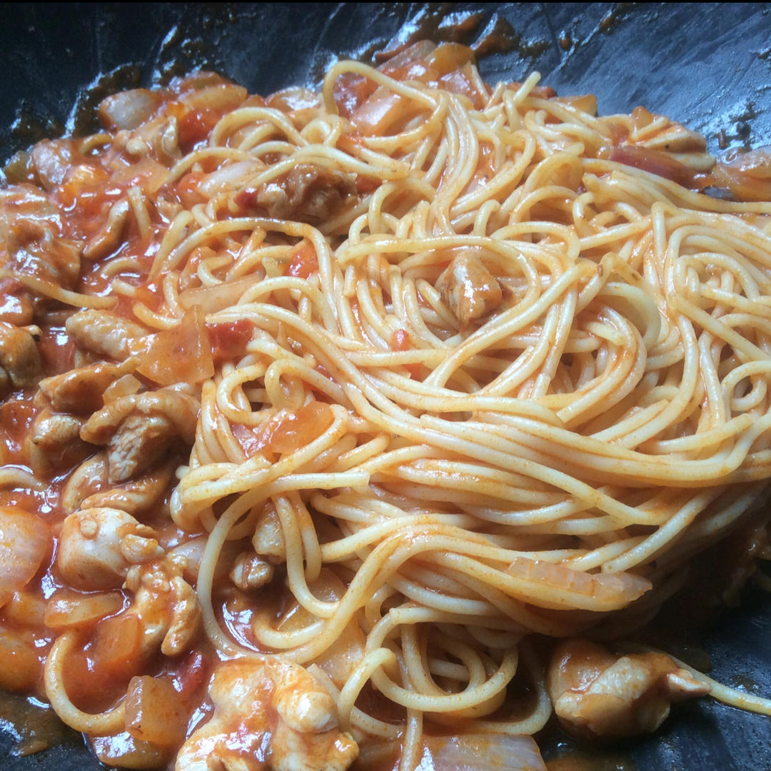 培根番茄意大利面