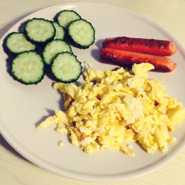 美式炒蛋 scrambled eggs