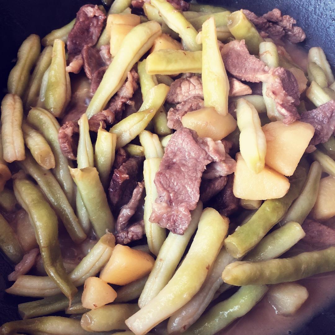 妈妈的豆角炒肉