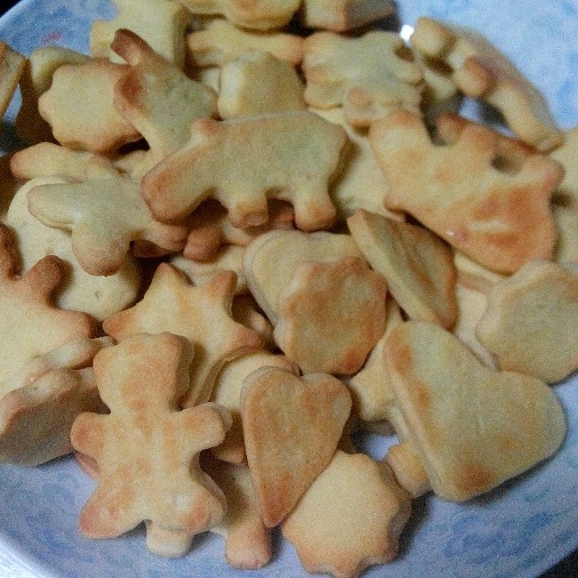 卡通黄油饼干