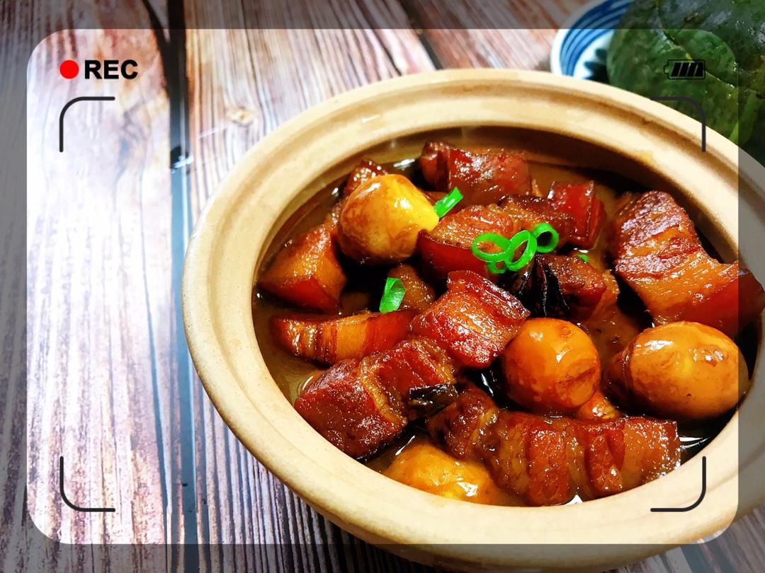 其实也不是很难的红烧肉烧蛋