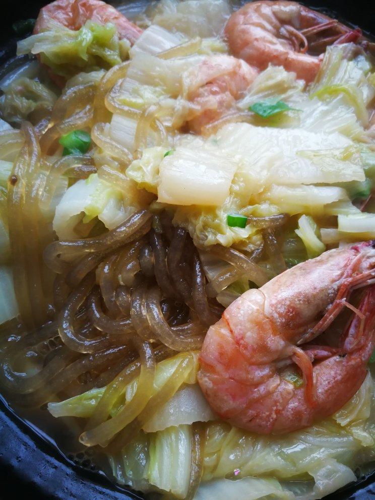 大白菜炖虾