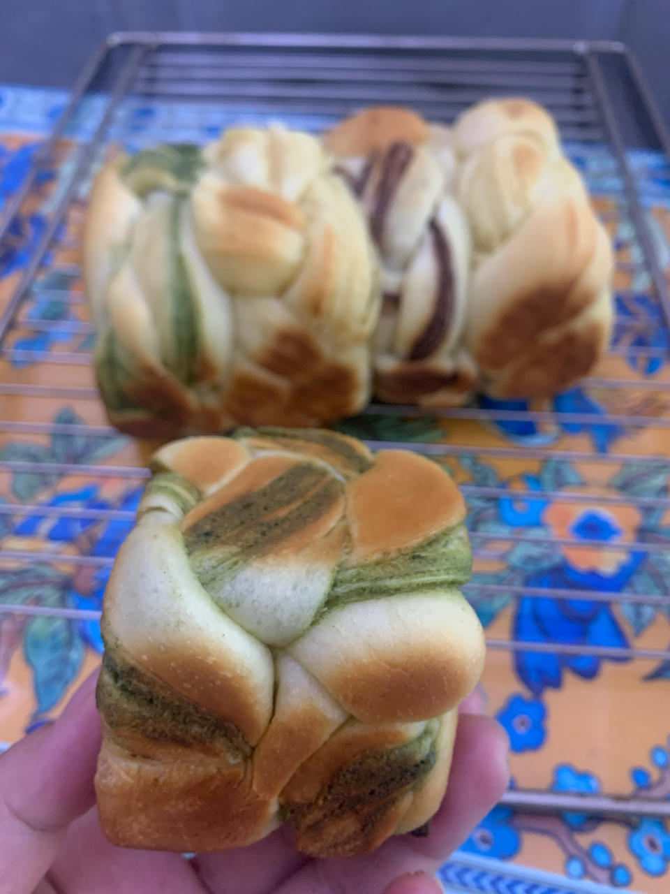 杏仁奶酥三色迷你吐司