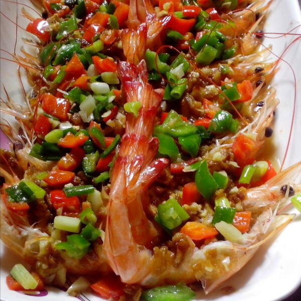 蒜蓉开边虾