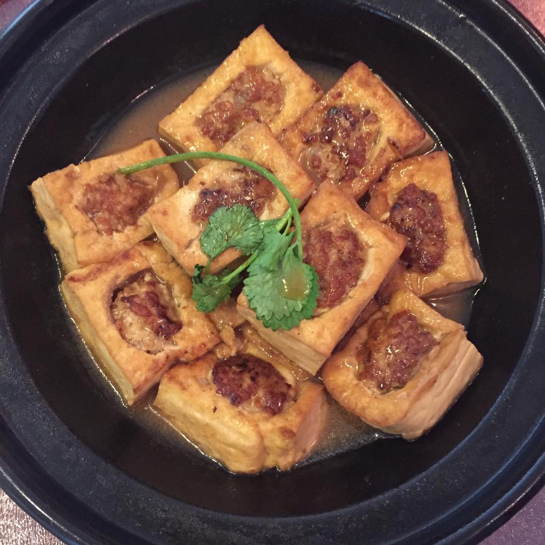 酿豆腐 豆腐箱 Tofu with Pork Mince Filling