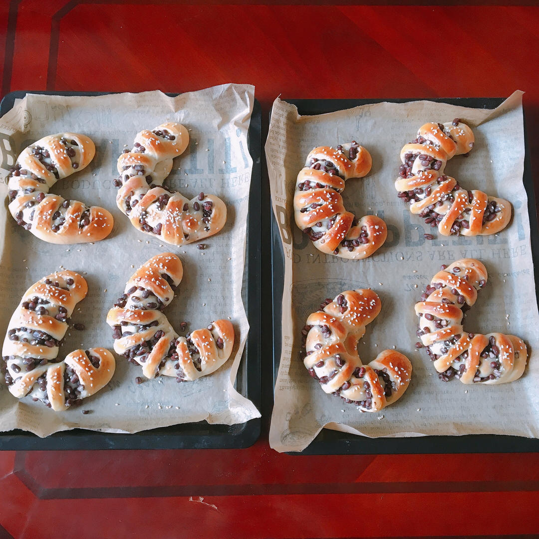 童年的味道--红豆面包圈