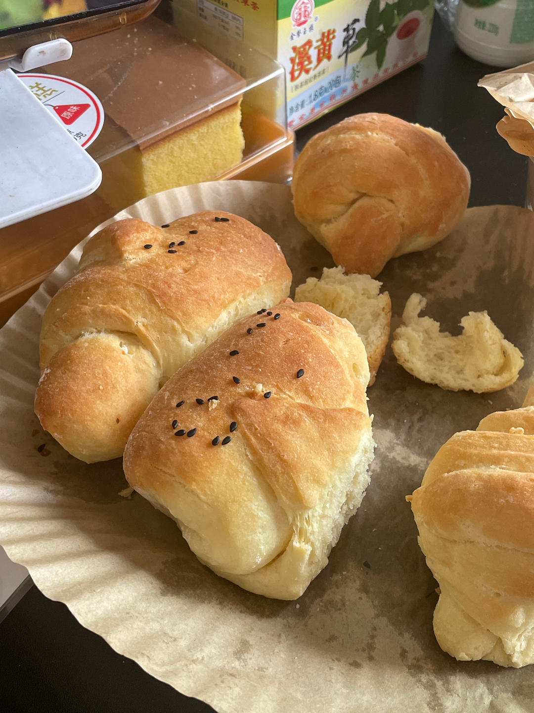 空气炸锅也能成功复刻的松软吐司面包🍞🍞🍞免揉版