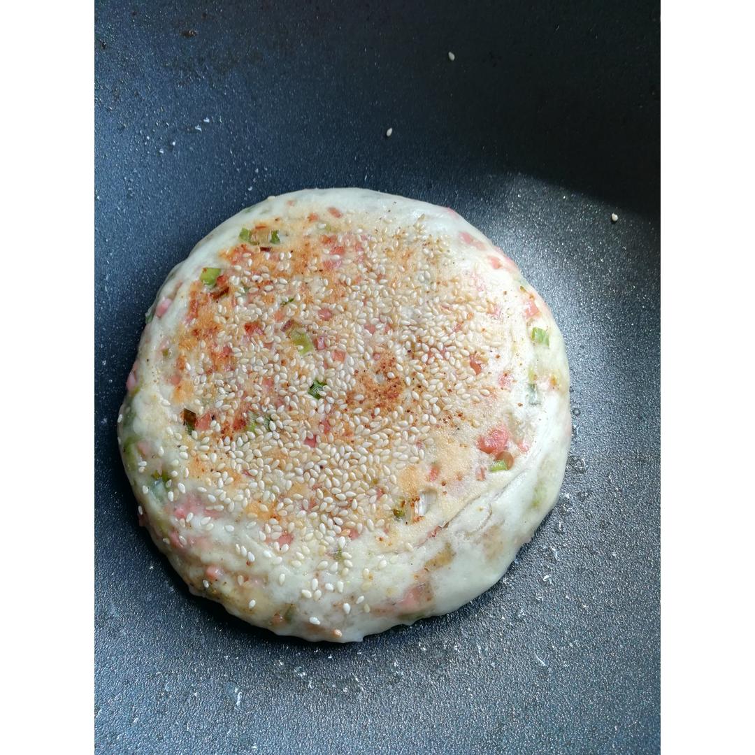 葱香发面饼(快手版)