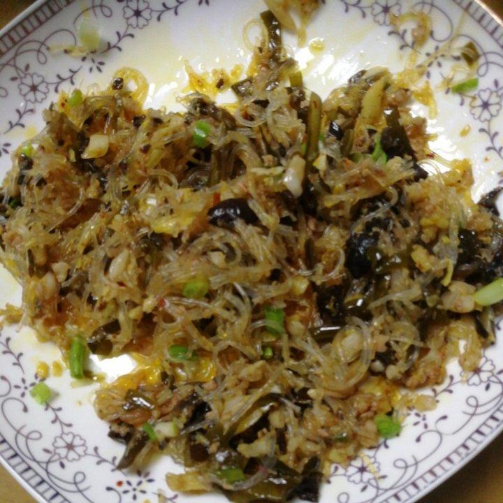 肉末（肉丝）炒粉丝