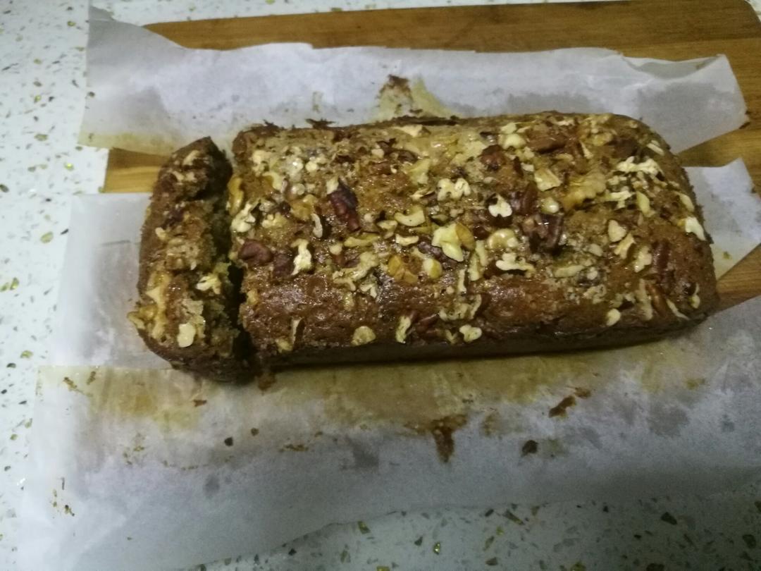 香蕉核桃磅蛋糕 Banana & Walnut Pound Cake