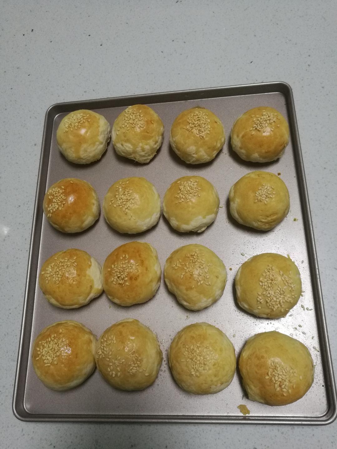 素油版酥皮鲜肉月饼，更健康