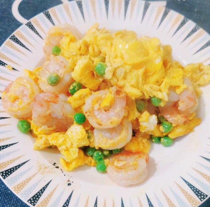 虾仁无需蛋清淀粉上浆也爽口及蛋超嫩的滑蛋虾仁