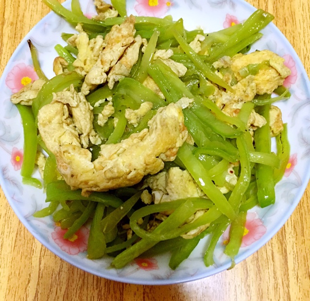 青椒炒蛋