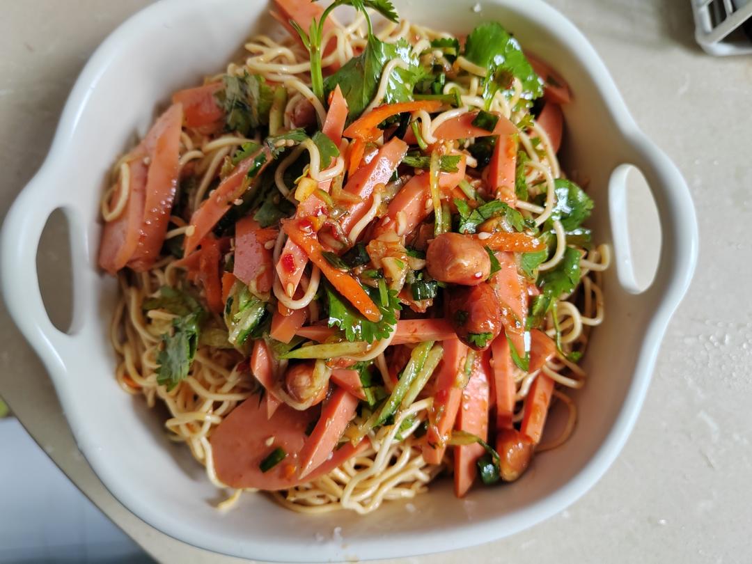 巨好吃㊙️酸辣凉拌面❗️十分钟搞定，简单快手❗️