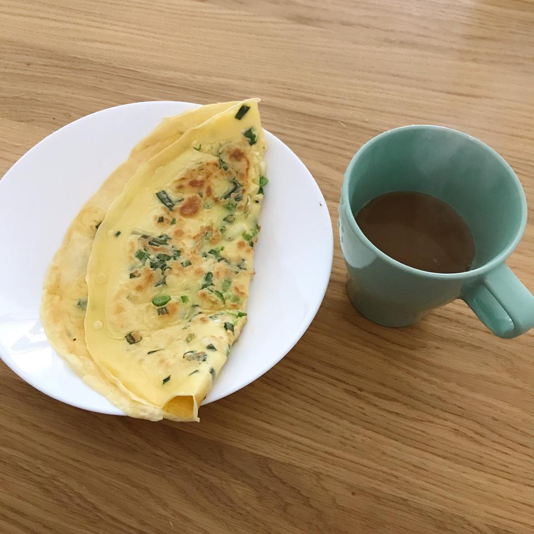 葱花鸡蛋饼