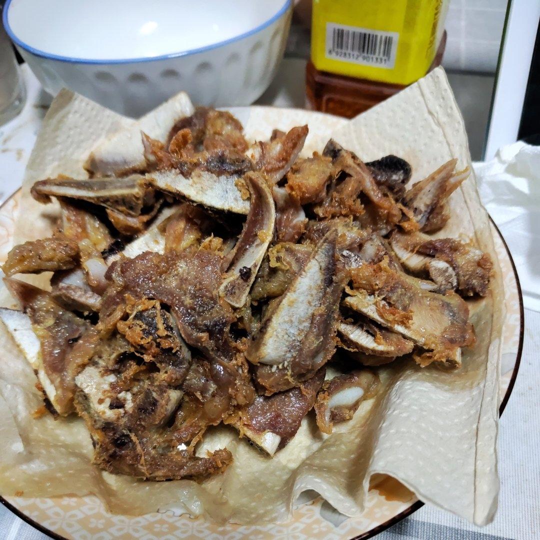 炸鸡骨架鸡叉骨※好吃