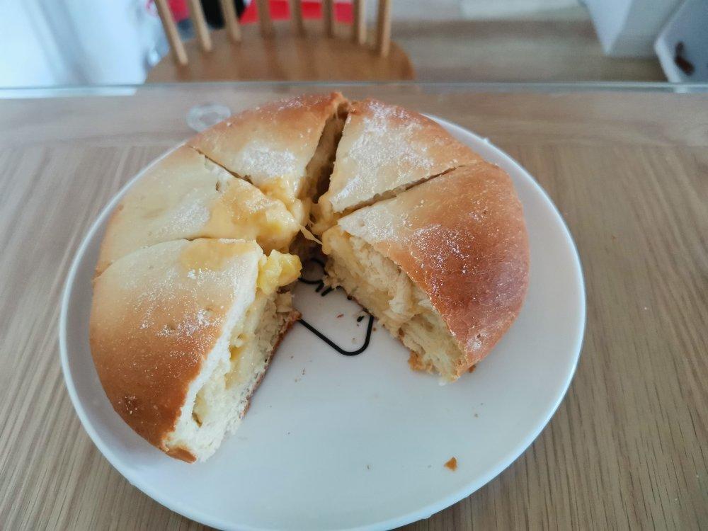 平底锅特色早餐【蒙古奶酪饼】！柔软爆浆会拉丝，超简单！
