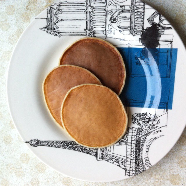 香蕉牛奶小煎饼