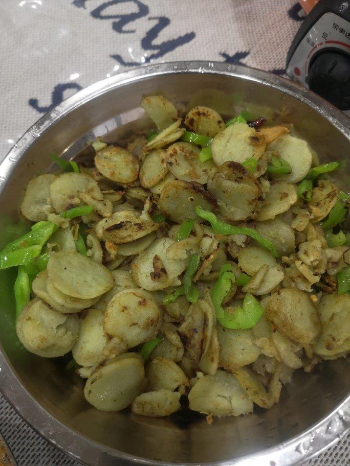 绿豆饼炒青椒