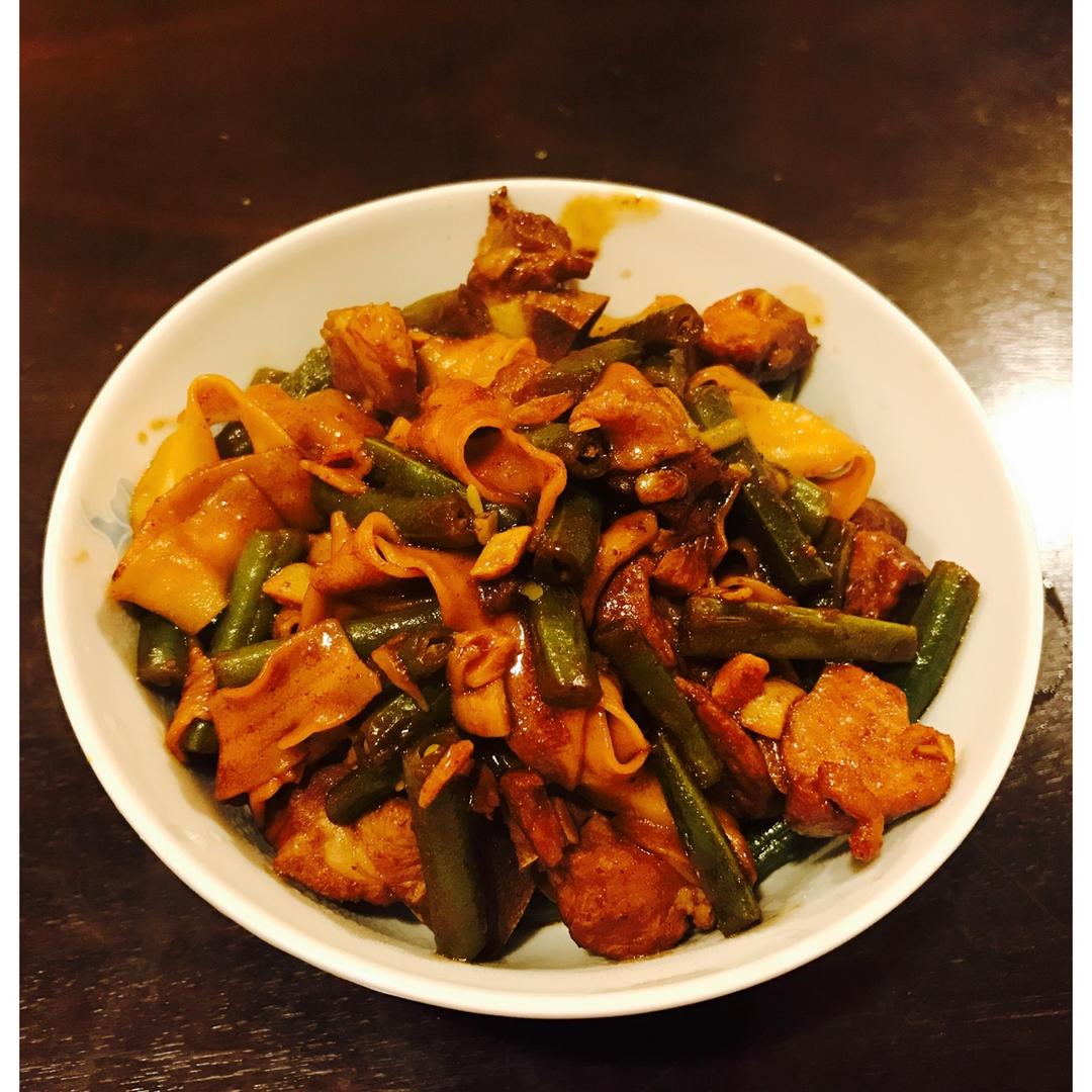 芸豆焖面（附万能的腌肉不老的办法）