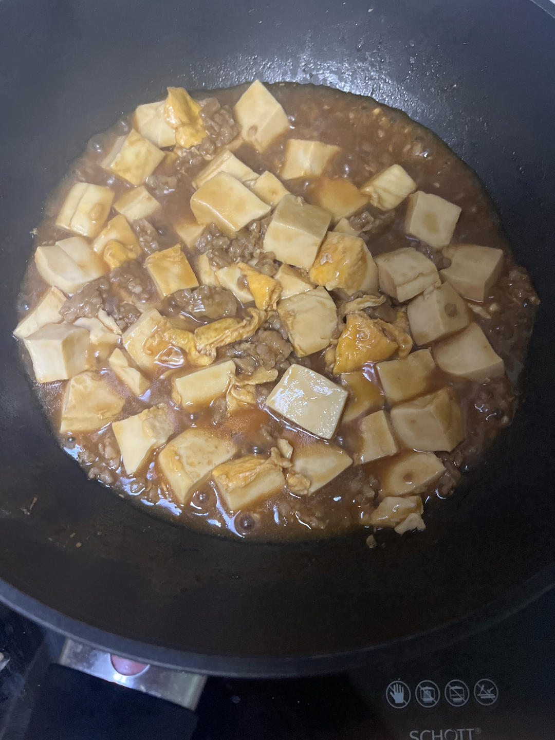 肉末滑蛋豆腐
