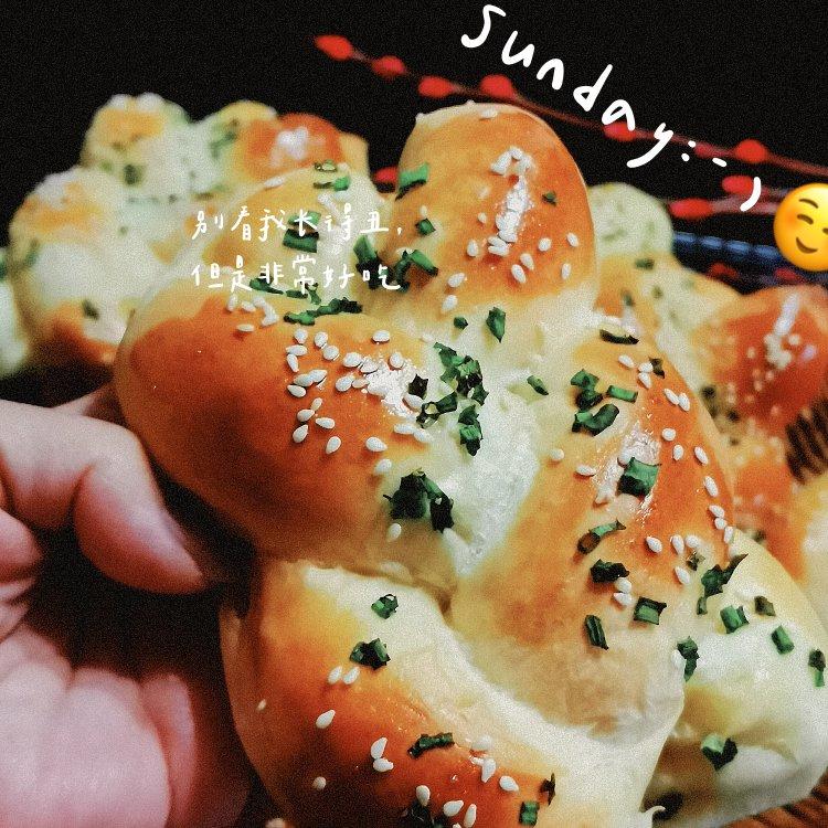 香葱肉松面包（烫种法）
