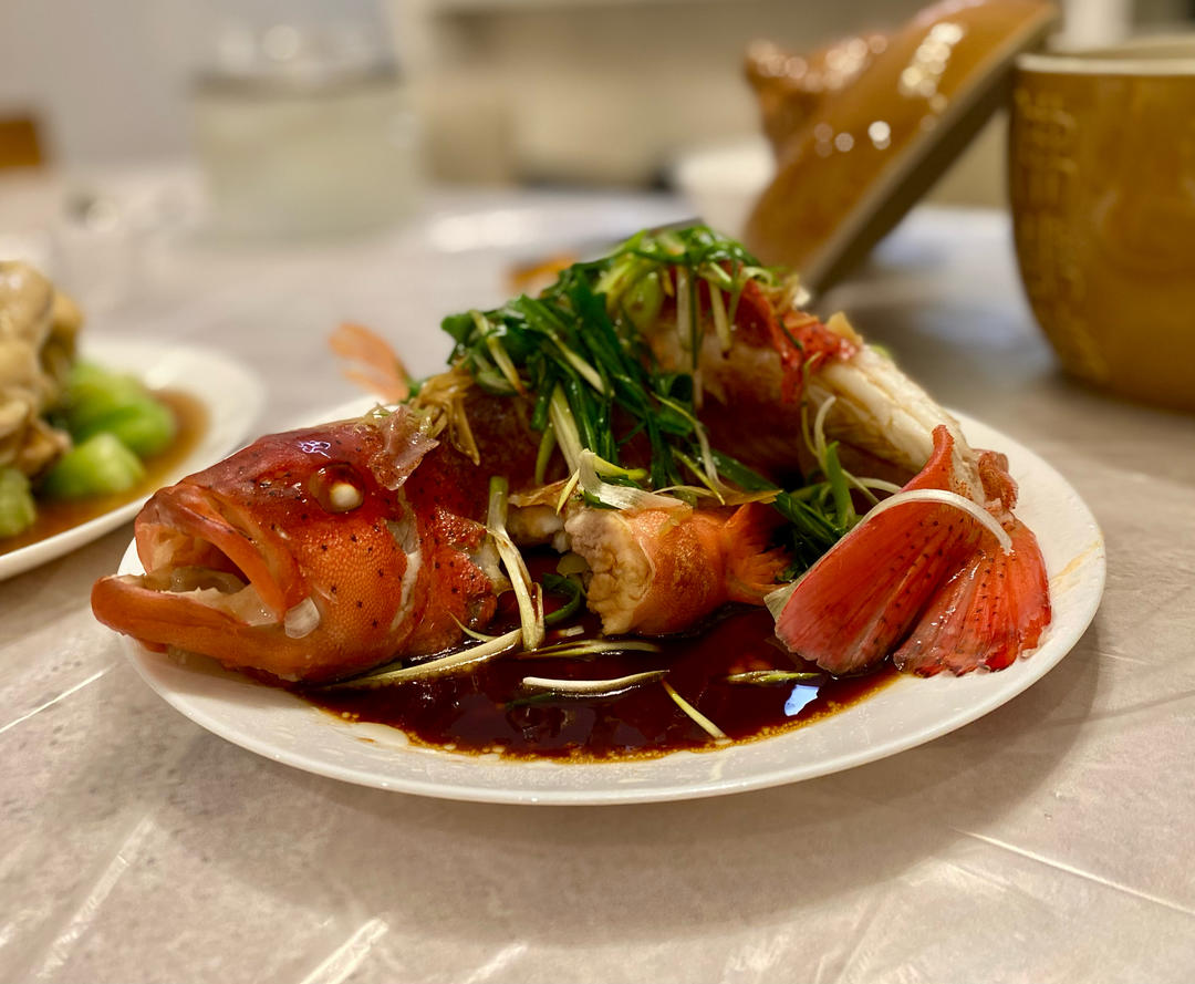 红红火火🔥清蒸东星斑～年菜必备