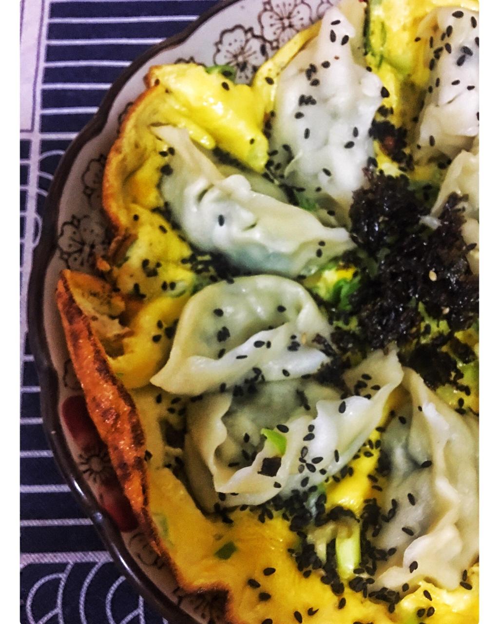 懒人快手抱蛋煎饺