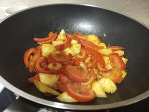高压锅版番茄土豆炖牛腩的做法 步骤8