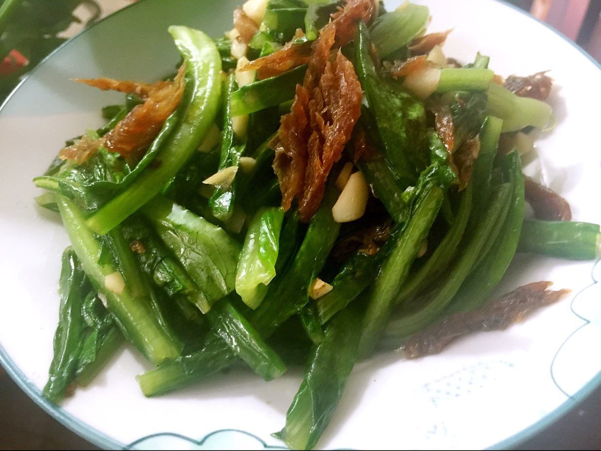 豆豉鲮鱼油麦菜