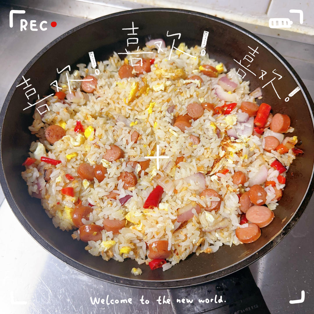 【一碗蛋炒饭】最最最简单的炒饭！！！