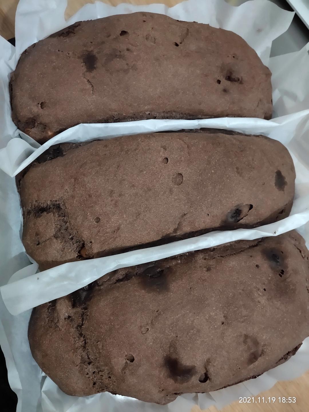 健身轻食：无油无糖高筋黑全麦粉欧包