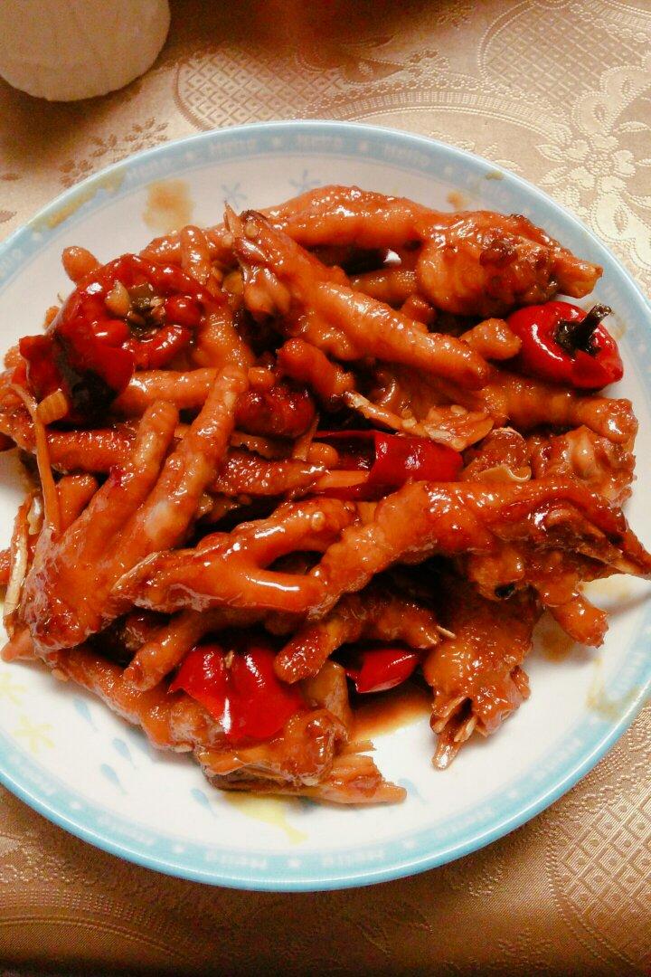 阿紫l做的香辣烧鸡爪