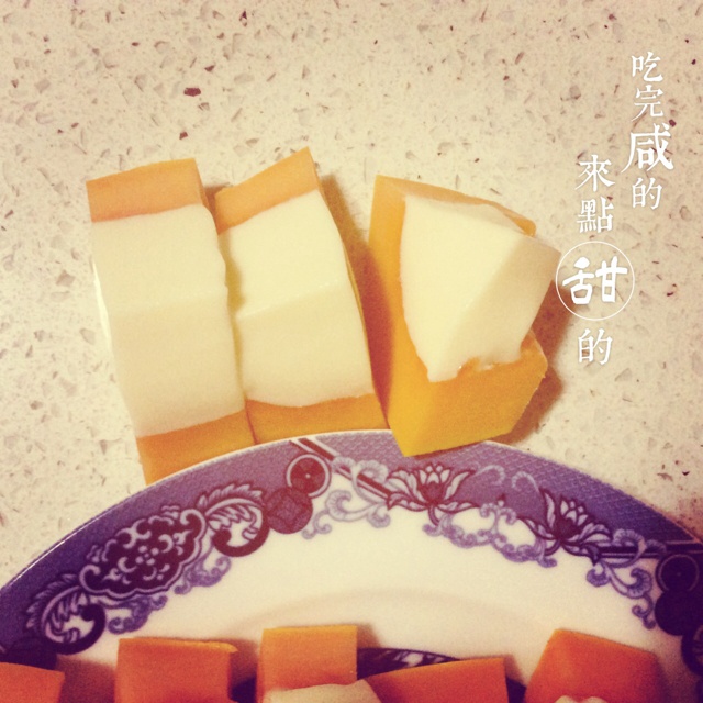 木瓜椰奶冻