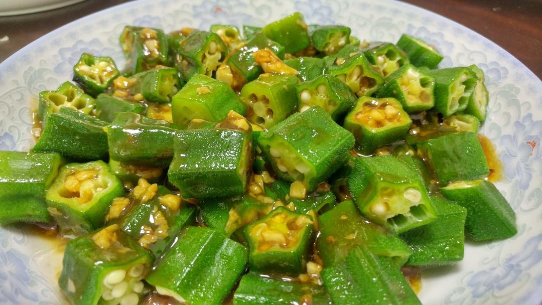 超下饭的蒜香秋葵