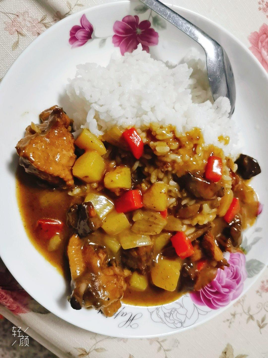 咖喱土豆鸡块